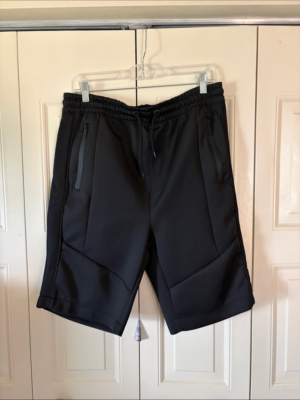 SOBK Jogger Shorts Men’s Gym Workout Athleisure Running Drawstring Logo Size L